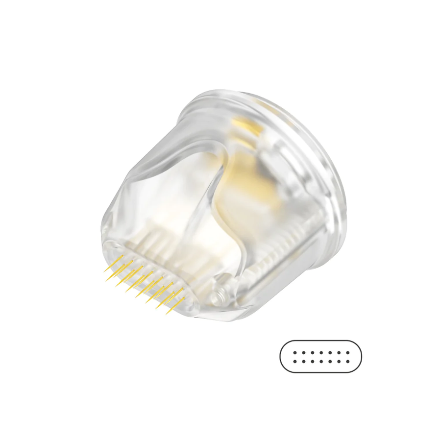 Replacement head compatible with the Bio Pen Q2 device