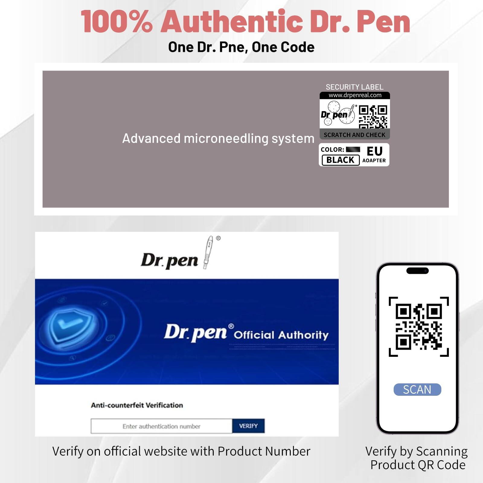 Dr. Pen A10 Microneedling Pen with 12 Cartridges — product view 10