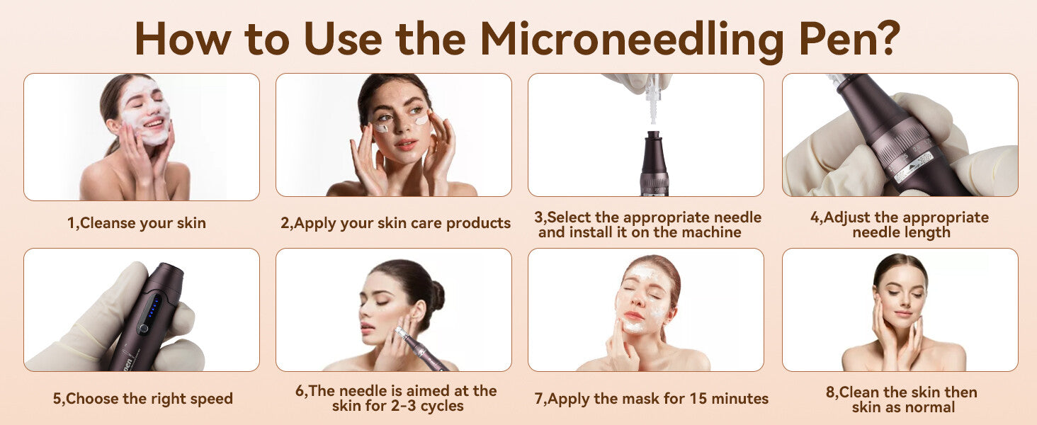 Dr. Pen A10 Microneedling Pen with 12 Cartridges — feature detail 7