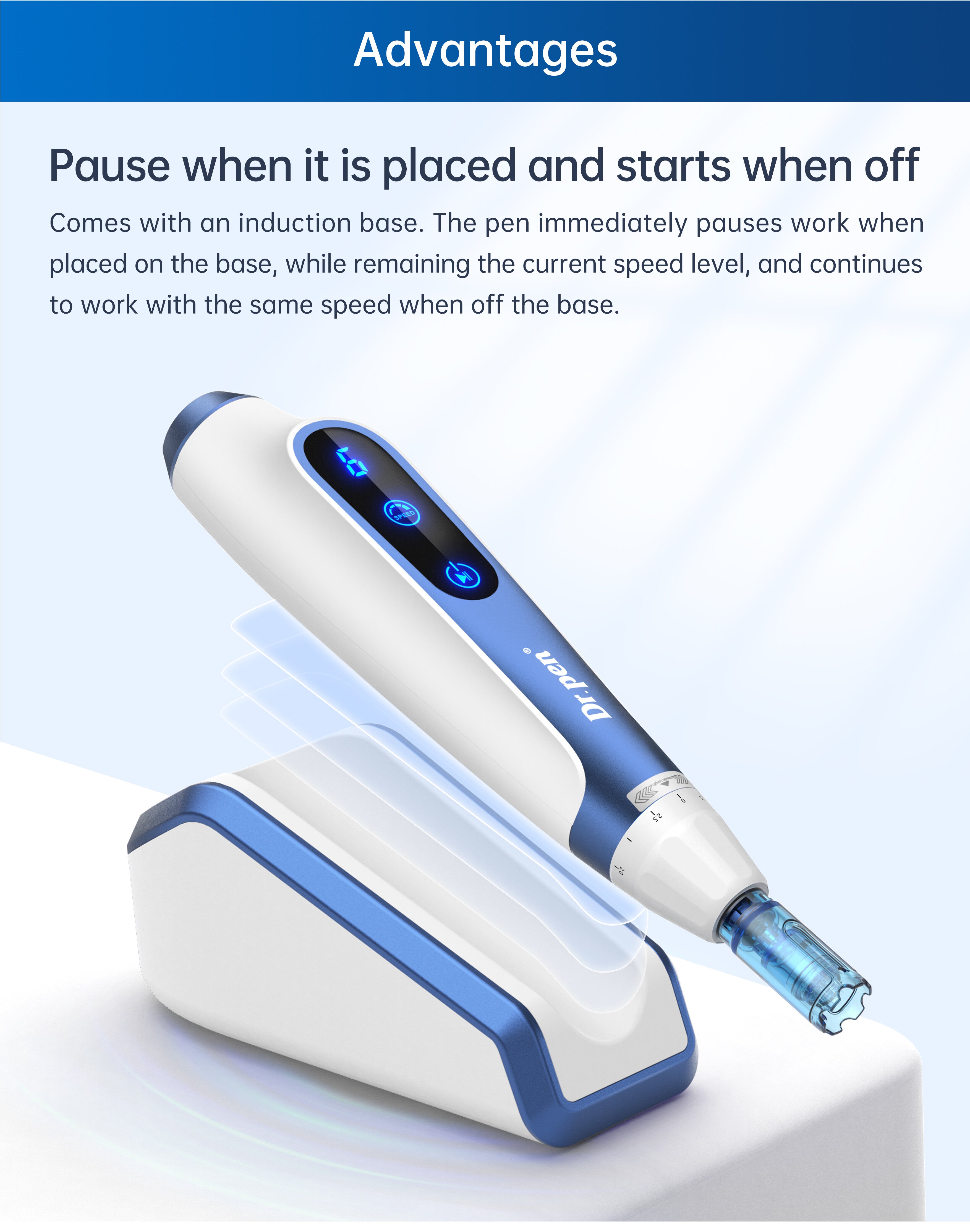Dr. Pen A11 Ultima Pro Microneedling Pen with 12 Cartridges — product view 3