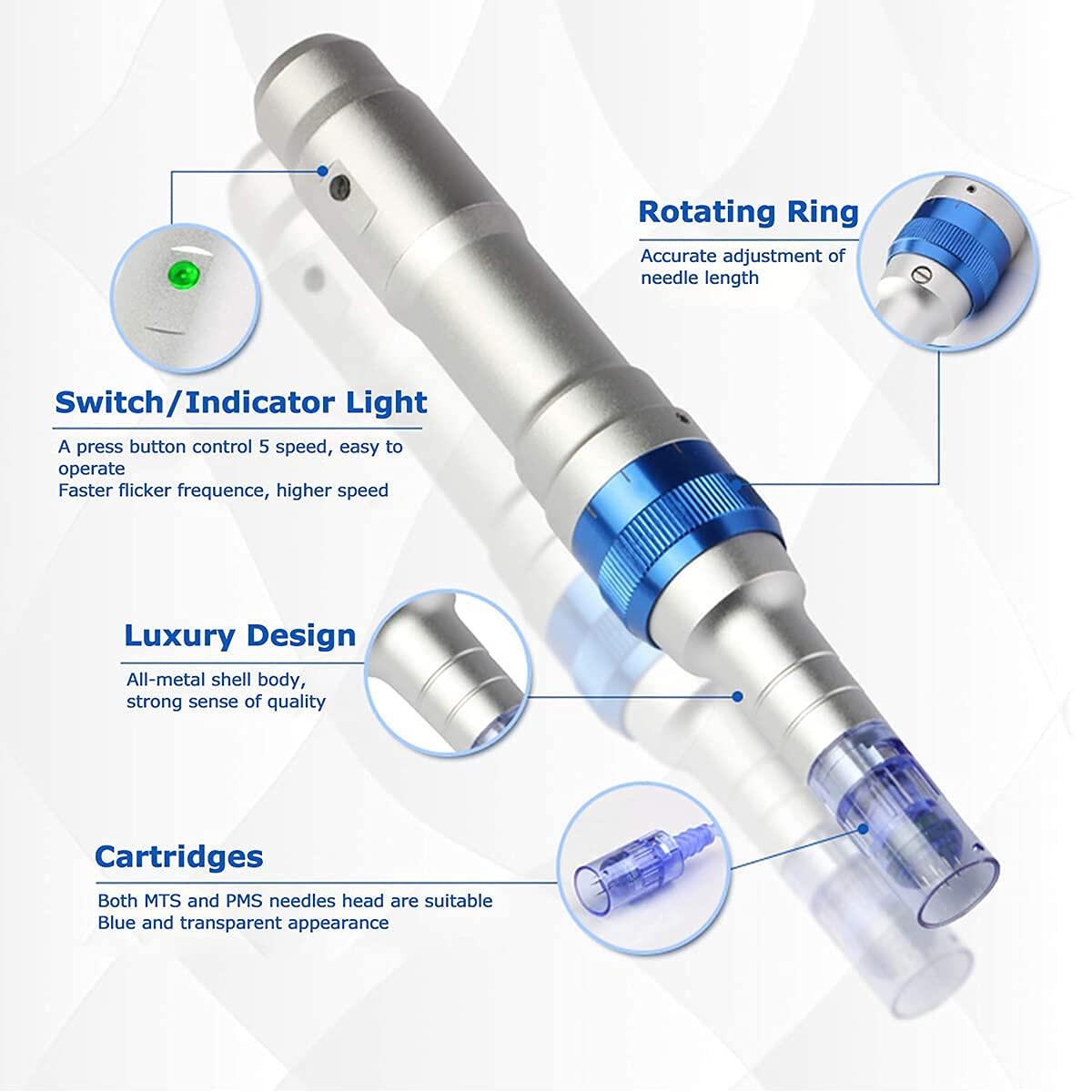 Dr. Pen Ultima A6 Microneedling Pen with 12 Cartridges — product view 3