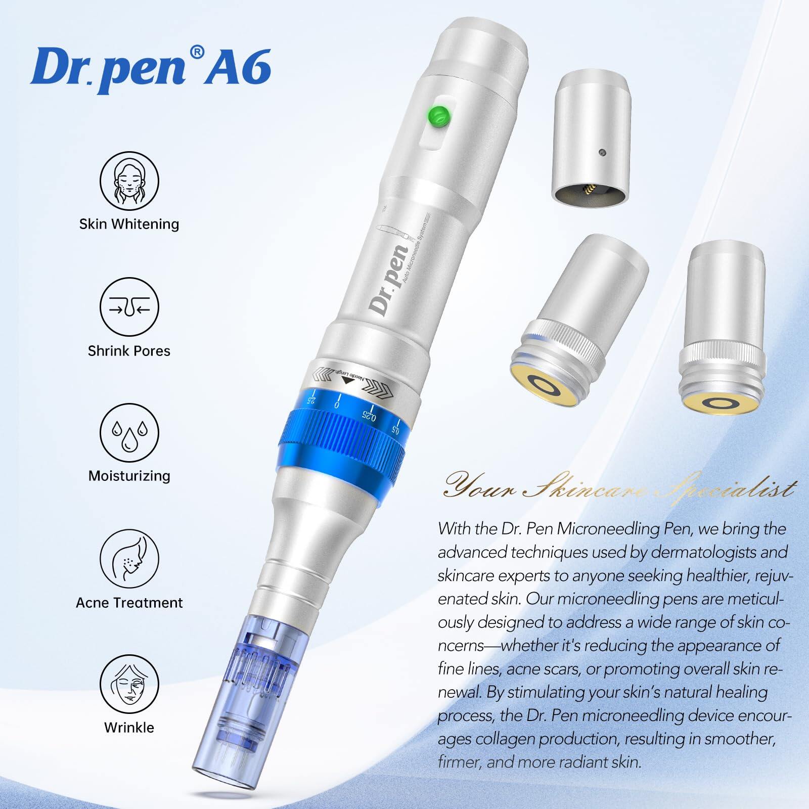 Dr. Pen Ultima A6 Microneedling Pen with 12 Cartridges — product view 8