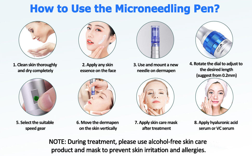 Dr. Pen Ultima A6 Microneedling Pen with 12 Cartridges — feature detail 15