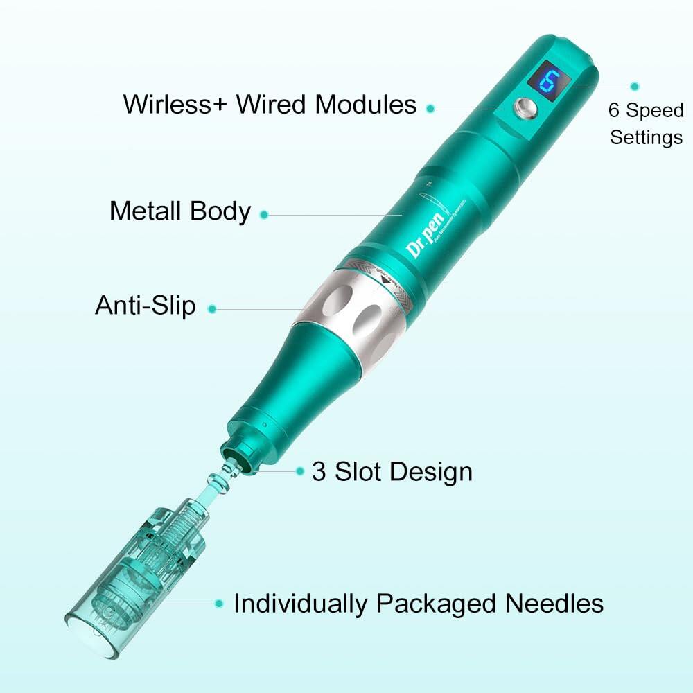 Dr. Pen Ultima A6S Microneedling Pen with 12 Cartridges — product view 3