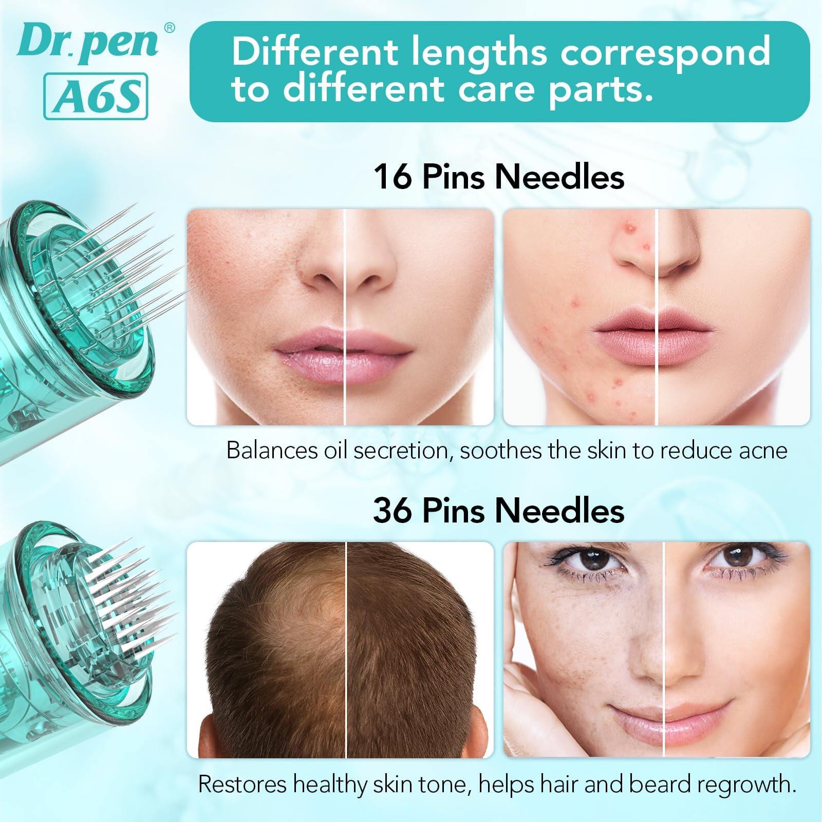 Dr. Pen Ultima A6S Microneedling Pen with 12 Cartridges — product view 7