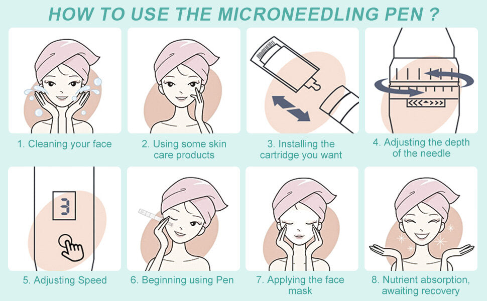 Dr. Pen Ultima A6S Microneedling Pen with 12 Cartridges — feature detail 8