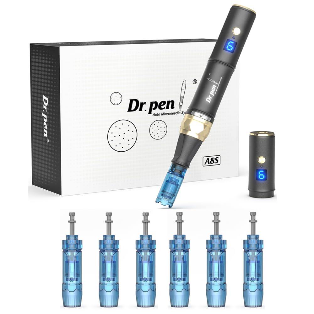 Dr. Pen A8S Wireless Microneedling Pen with 12 Cartridges — product view 1