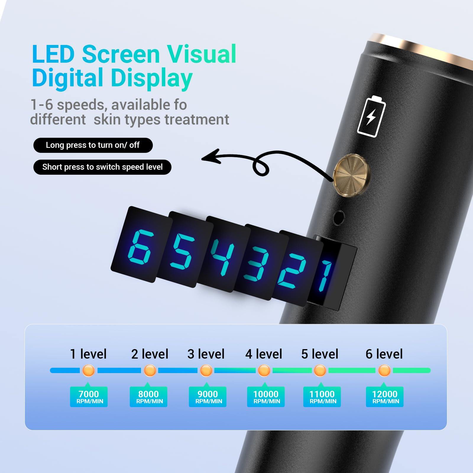 Dr. Pen A8S Wireless Microneedling Pen with 12 Cartridges — product view 5