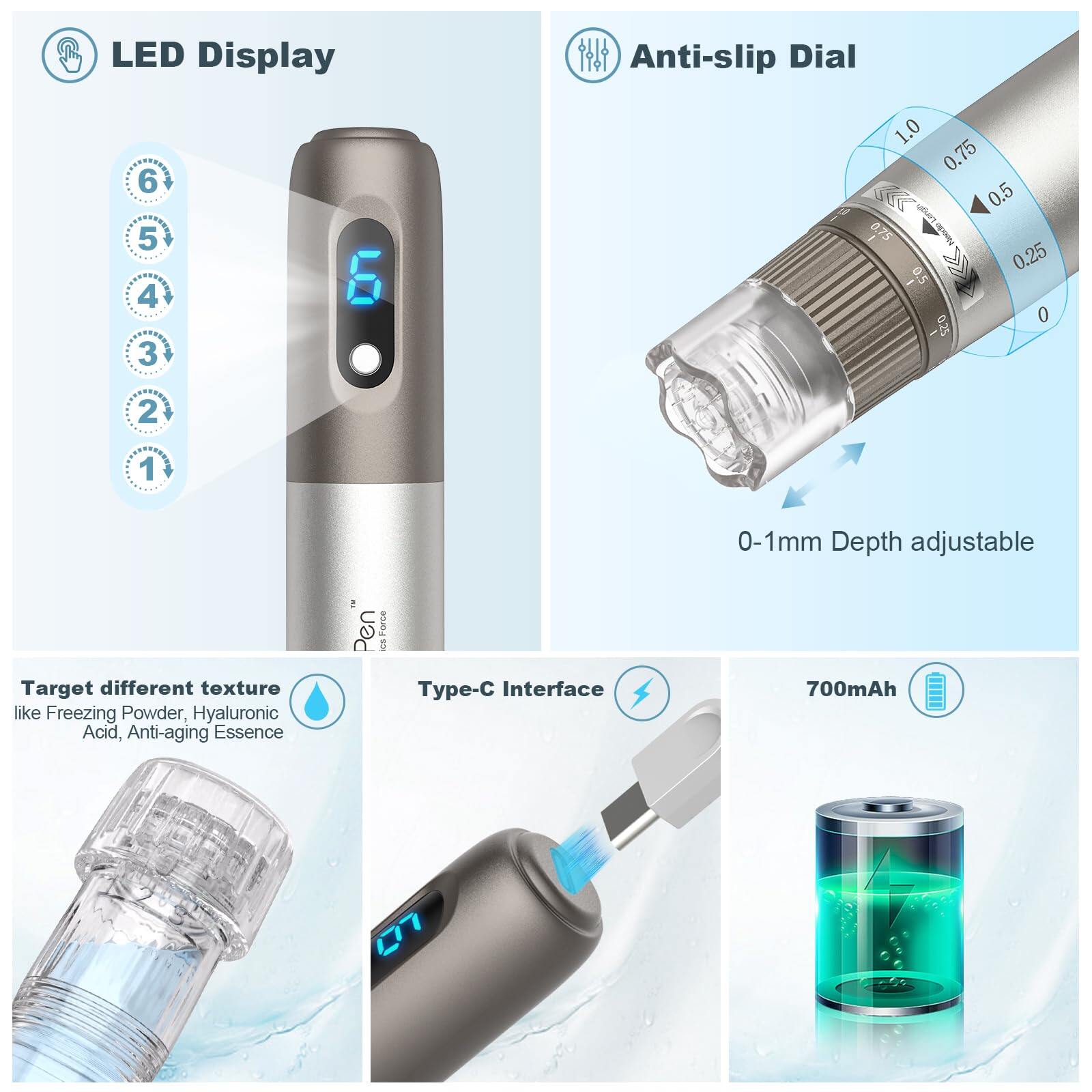 Dr. Pen Hydra Pen H3 Professional Microneedling Pen — product view 3
