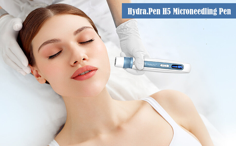 Dr. Pen Hydra Pen H5 Professional Microneedling Pen — Blue / White — feature detail 1