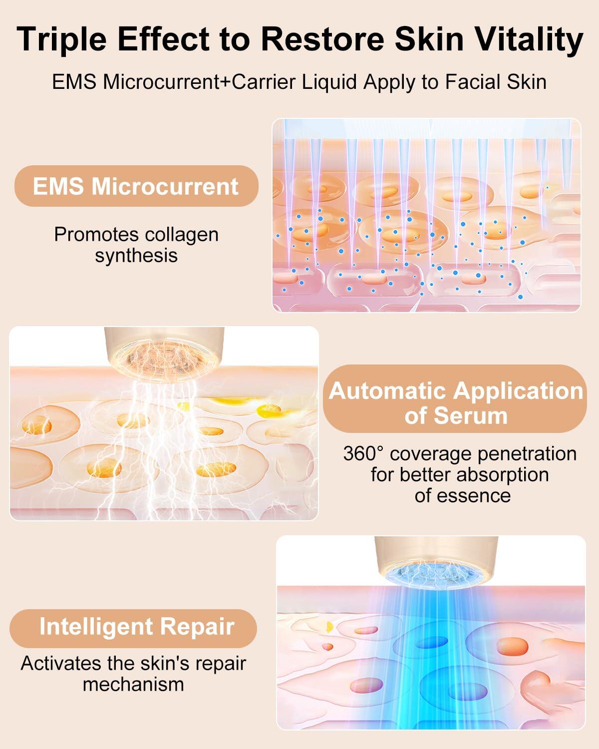 Dr. Pen Hydra Pen H5 Professional Microneedling Pen — Gold — product view 2