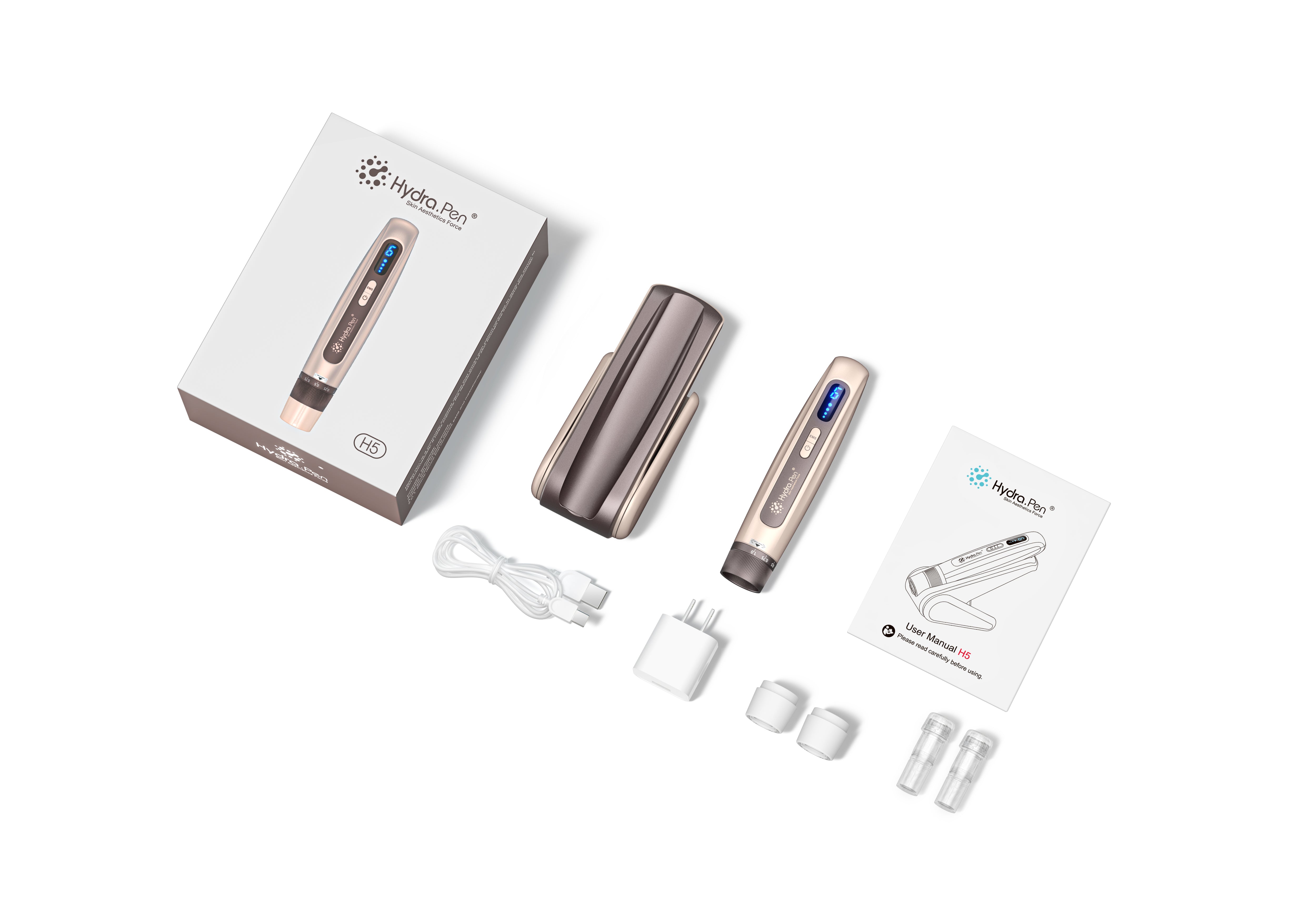 Dr. Pen Hydra Pen H5 Professional Microneedling Pen — Gold — product view 9