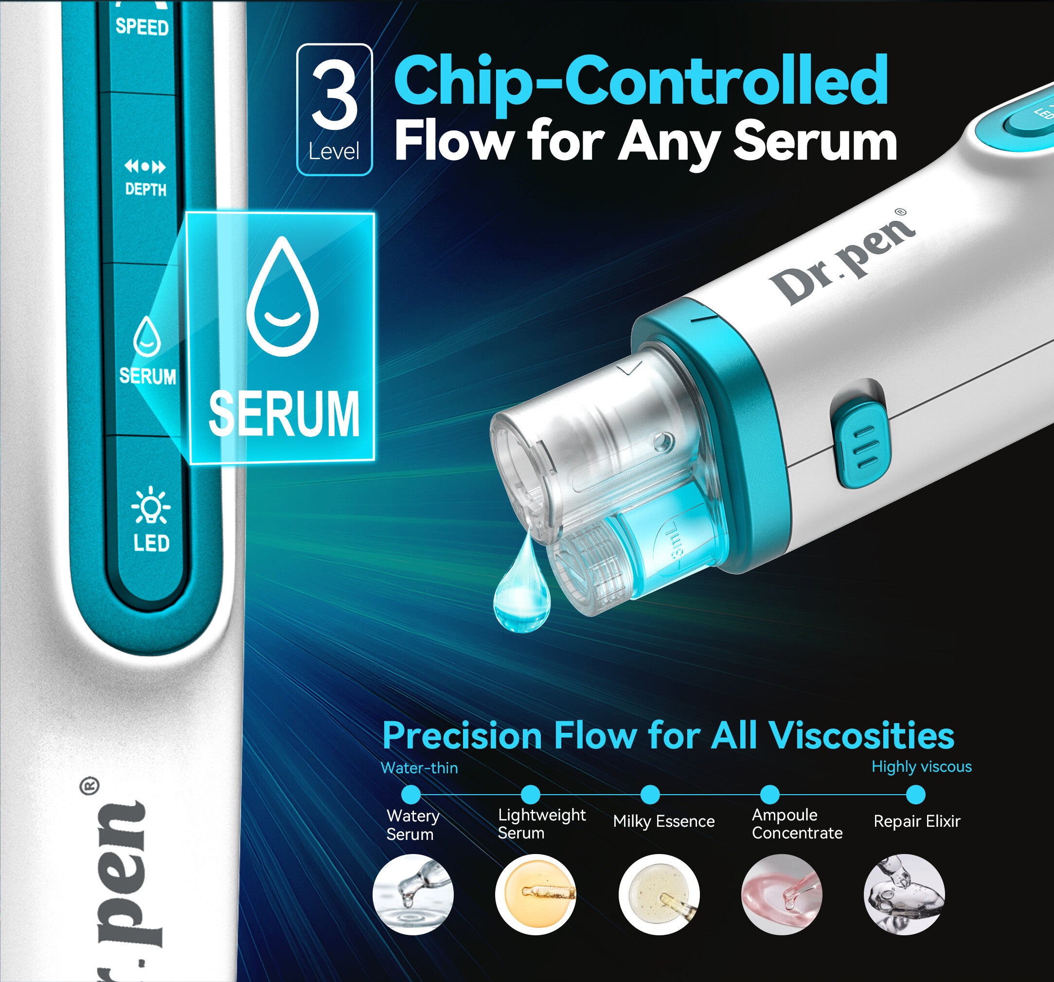 Dr. Pen H6 Advanced Serum Infusion Pen with Light Therapy — product view 5