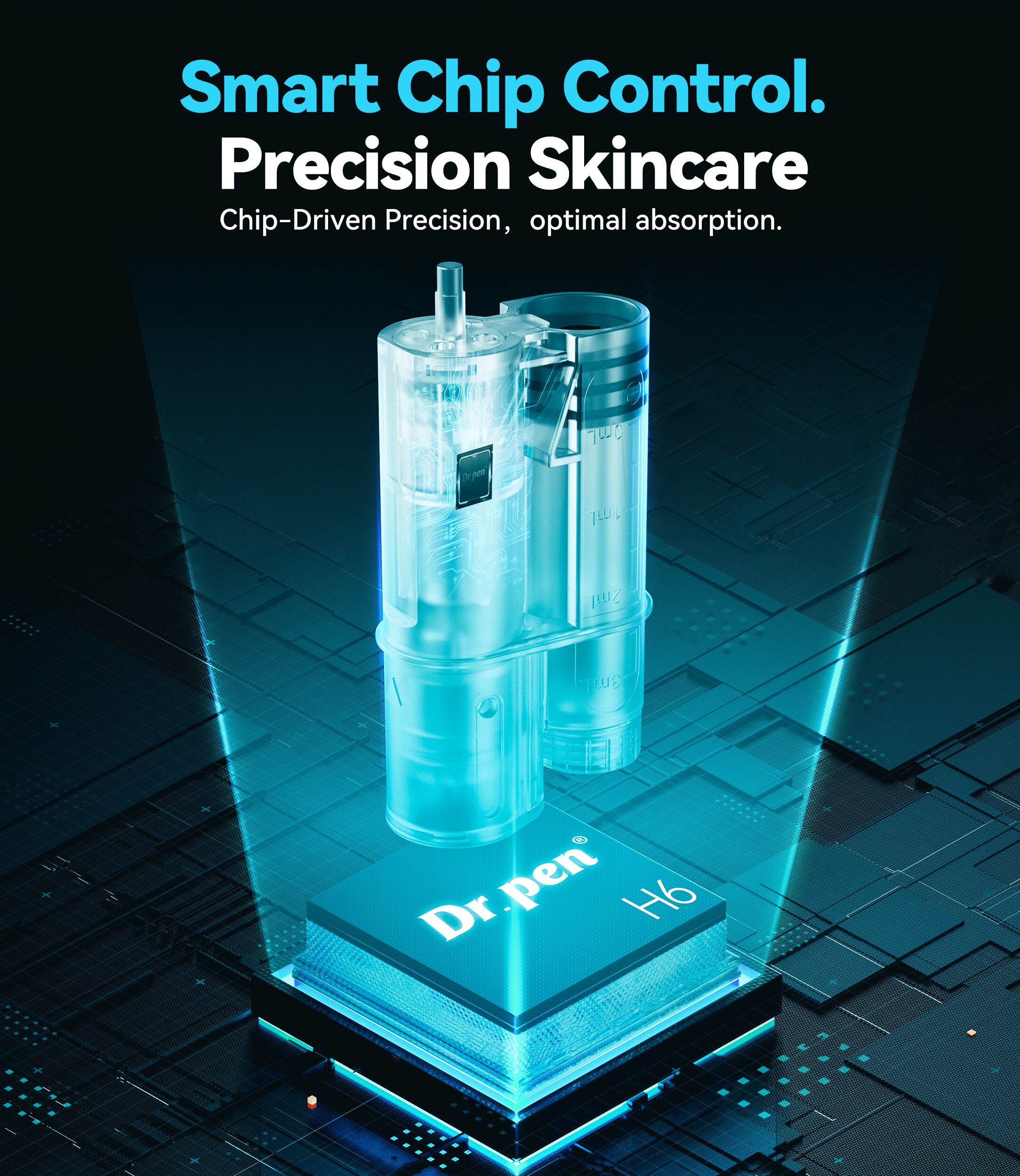 Dr. Pen H6 Advanced Serum Infusion Pen with Light Therapy — product view 7