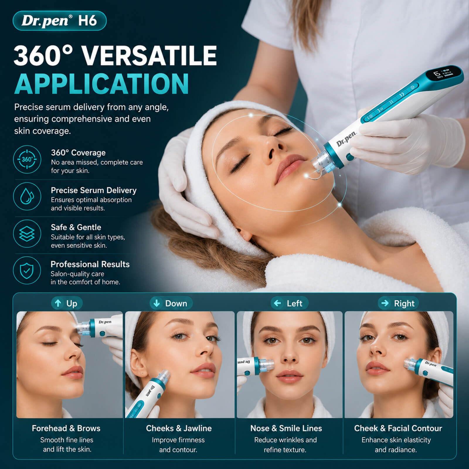 Dr. Pen H6 Advanced Serum Infusion Pen with Light Therapy — feature detail 8