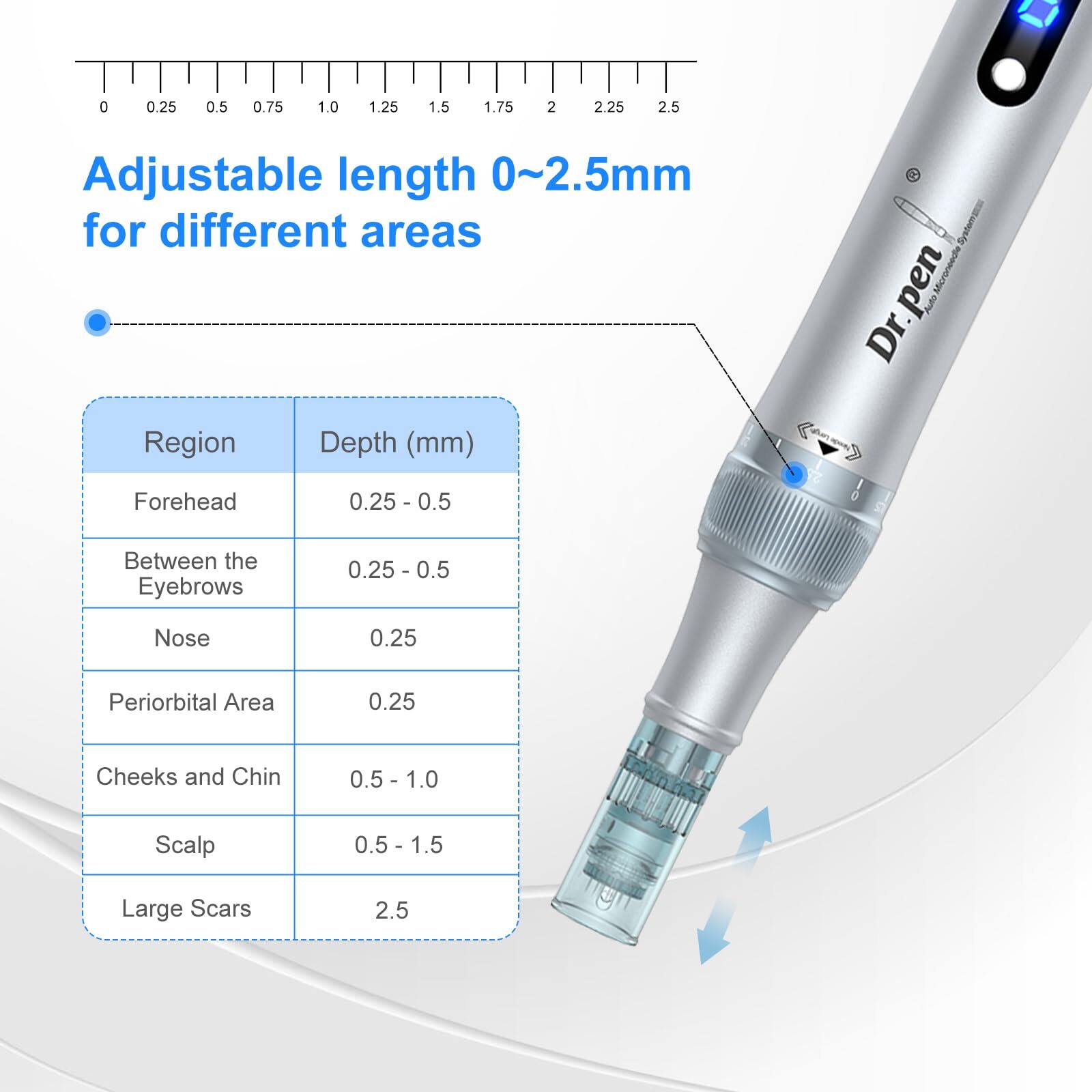 Dr. Pen M7S Microneedling Pen with 12 Cartridges — product view 7