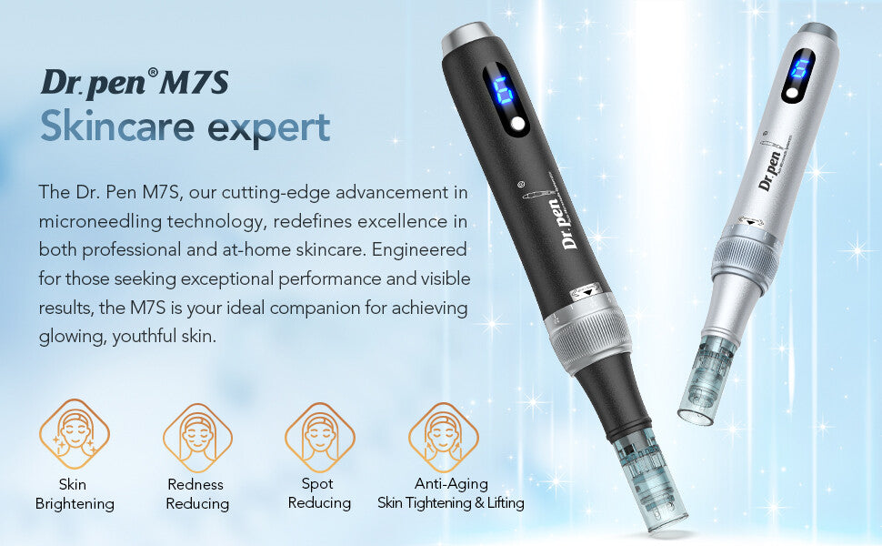 Dr. Pen M7S Microneedling Pen with 12 Cartridges — feature detail 1