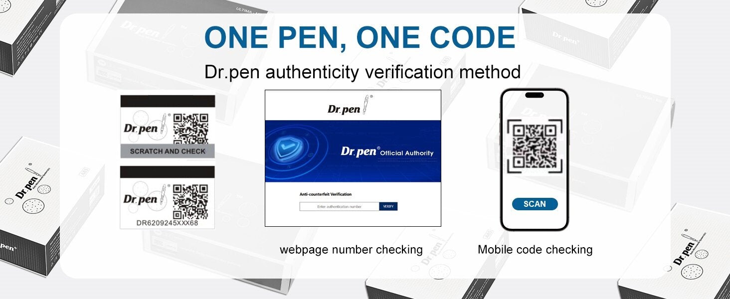 Dr. Pen M7S Microneedling Pen with 12 Cartridges — feature detail 2