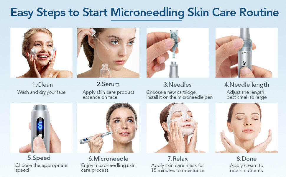 Dr. Pen M7S Microneedling Pen with 12 Cartridges — feature detail 8