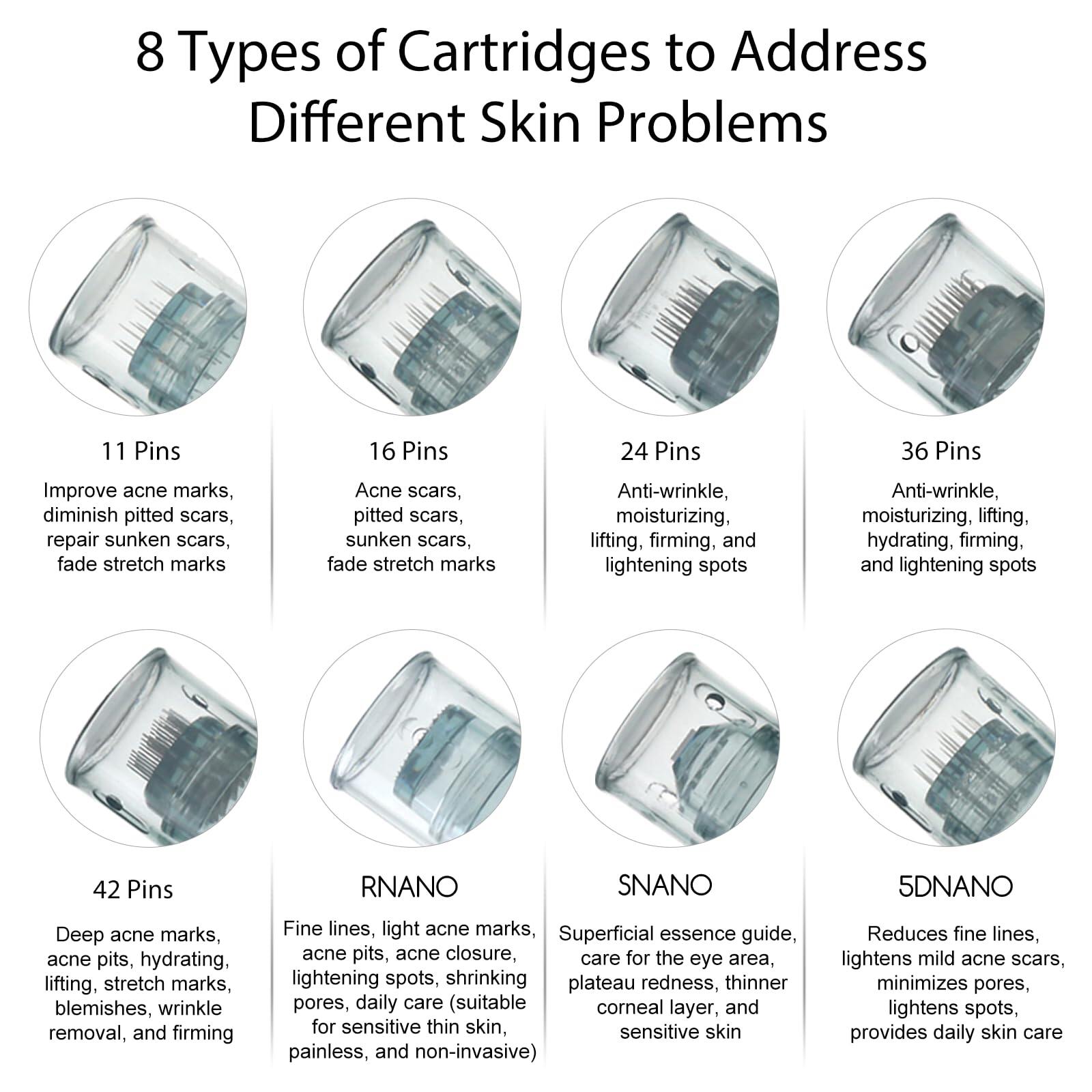 Dr. Pen M8 Microneedling Pen with 12 Cartridges — product view 9
