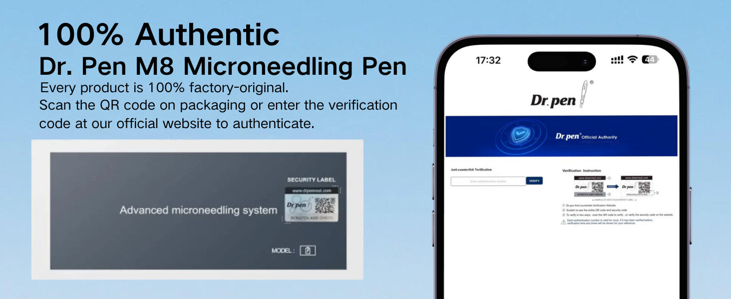 Dr. Pen M8 Microneedling Pen with 12 Cartridges — feature detail 8