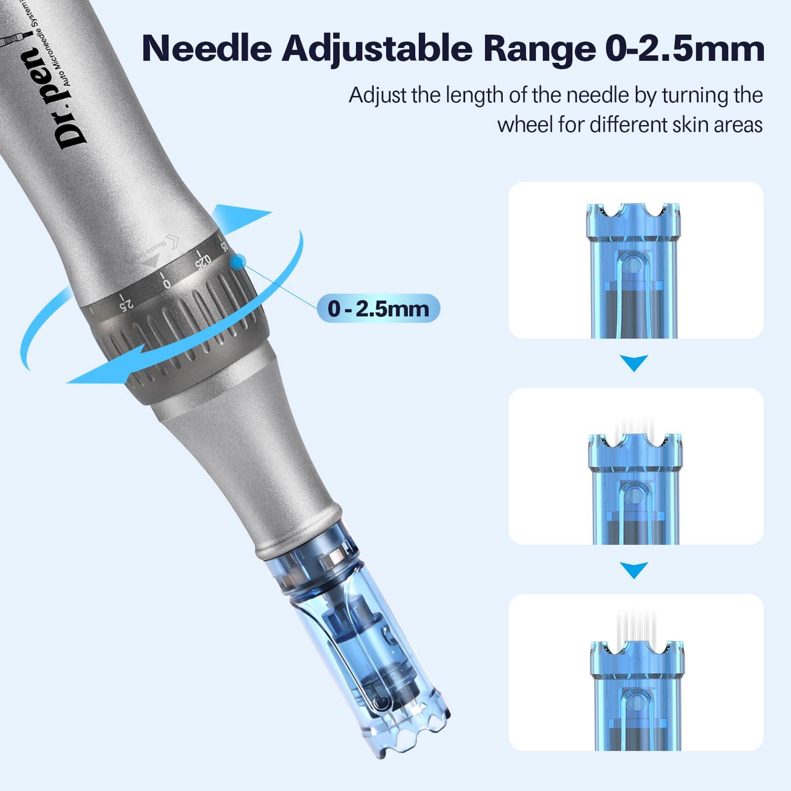 Dr. Pen M8S Microneedling Pen with 12 Cartridges — product view 4