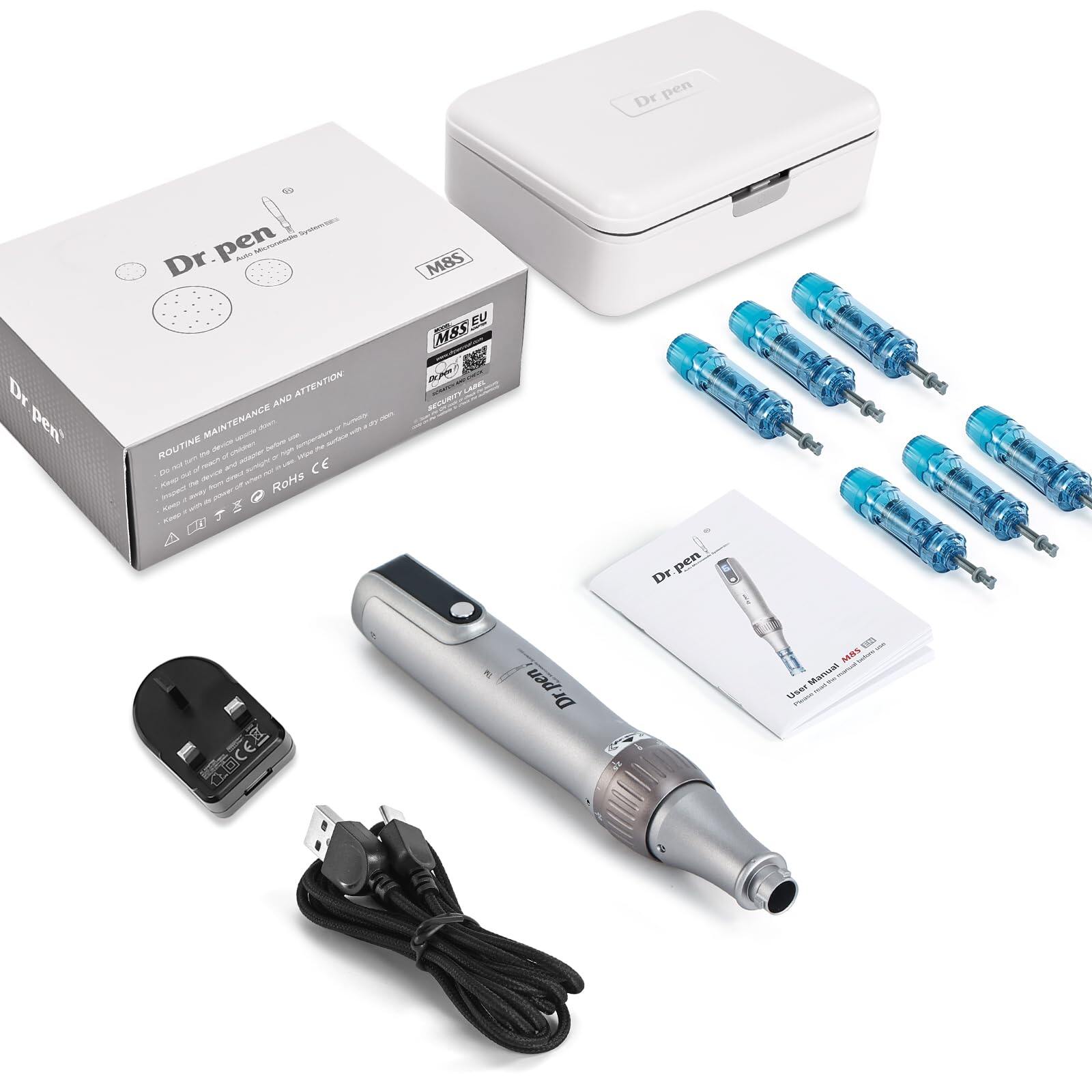 Dr. Pen M8S Microneedling Pen with 12 Cartridges — product view 9