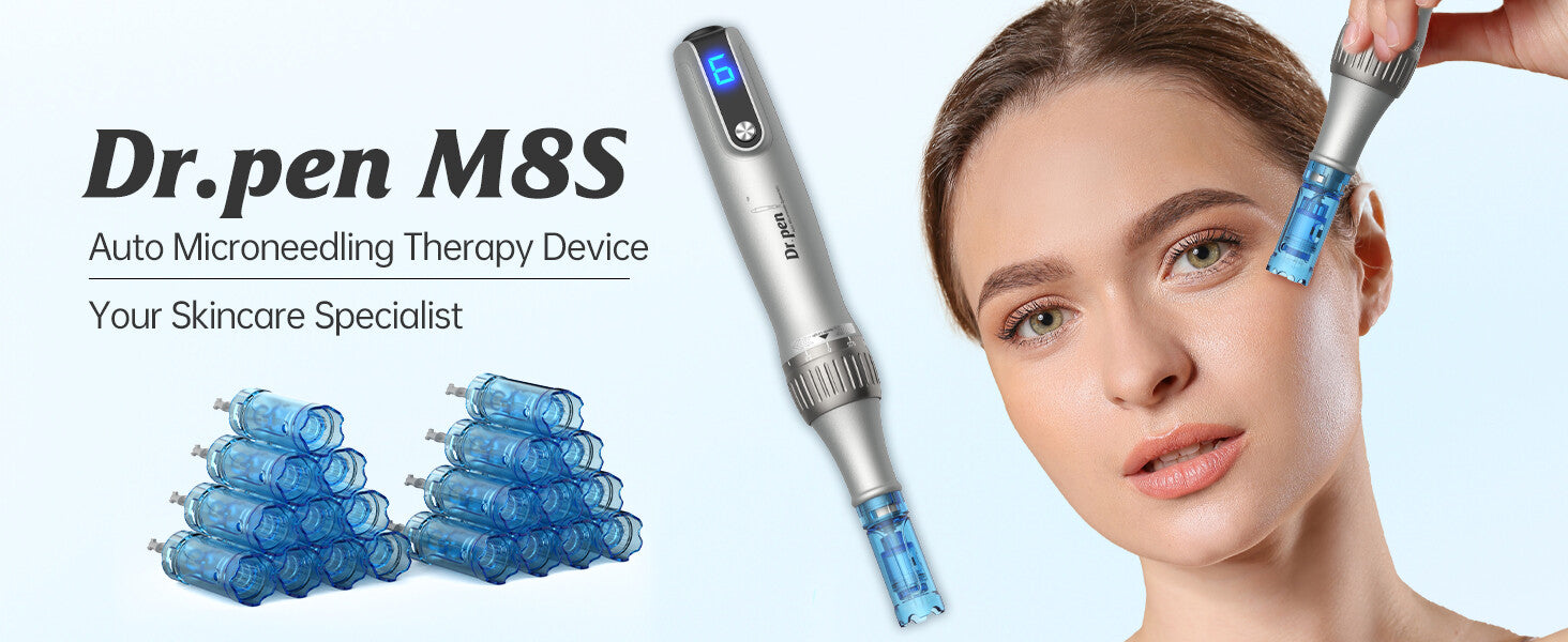 Dr. Pen M8S Microneedling Pen with 12 Cartridges — feature detail 11