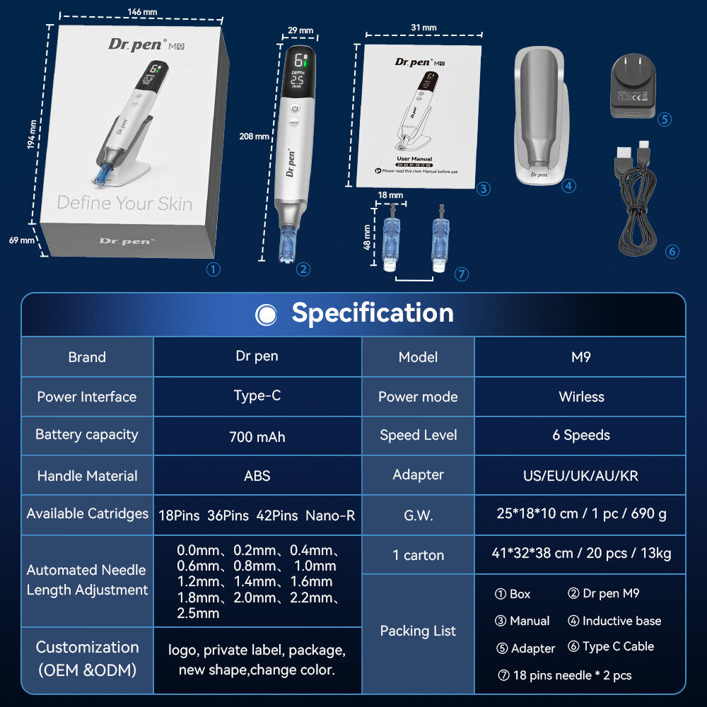 Dr. Pen M9 Microneedling Pen — product view 12