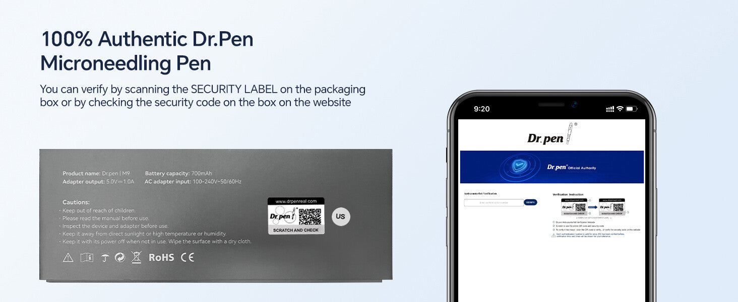 Dr. Pen M9 Microneedling Pen — feature detail 2