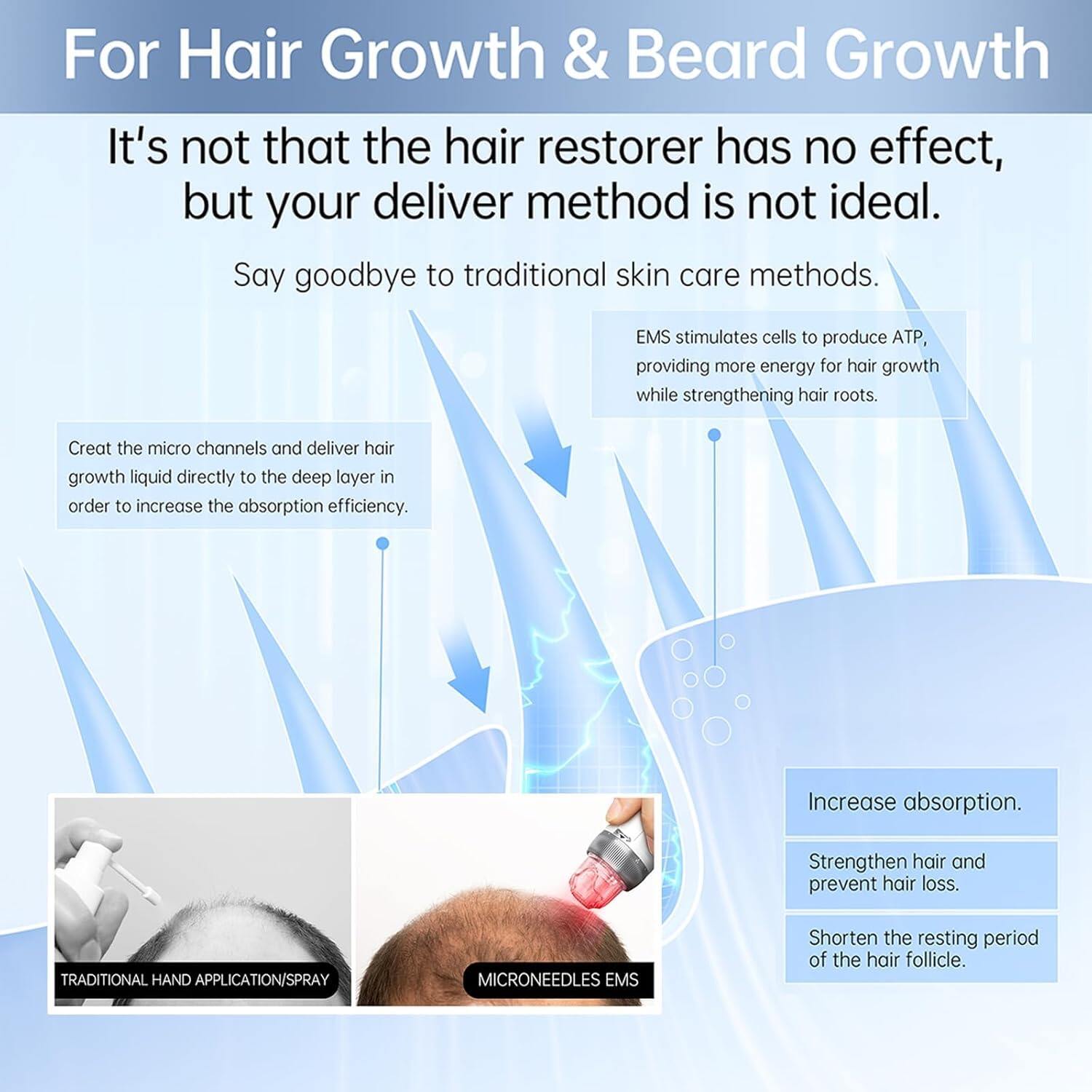 Bio Pen Q2 3-in-1 Microneedling Pen with LED and Microcurrent — product view 7